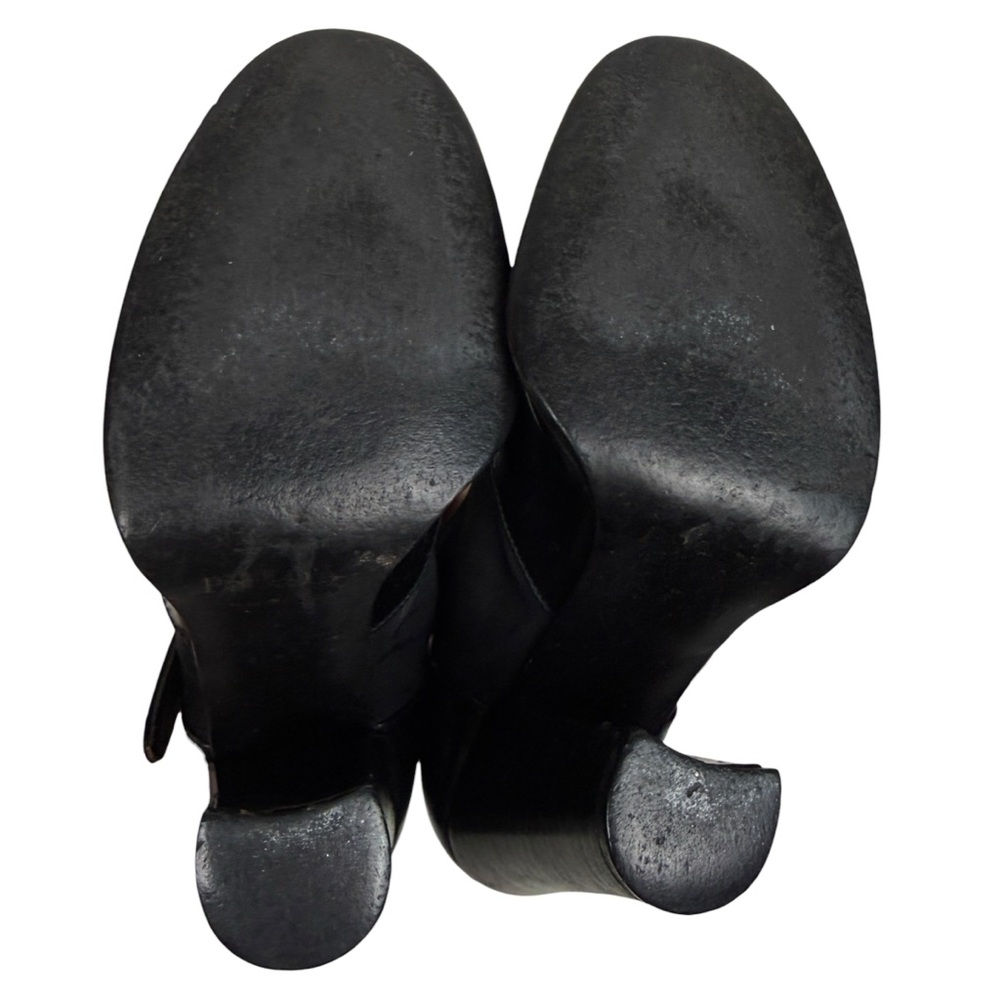 Prada Vintage Y2K Twee Mary Jane Heel Pumps - Picture 6 of 8